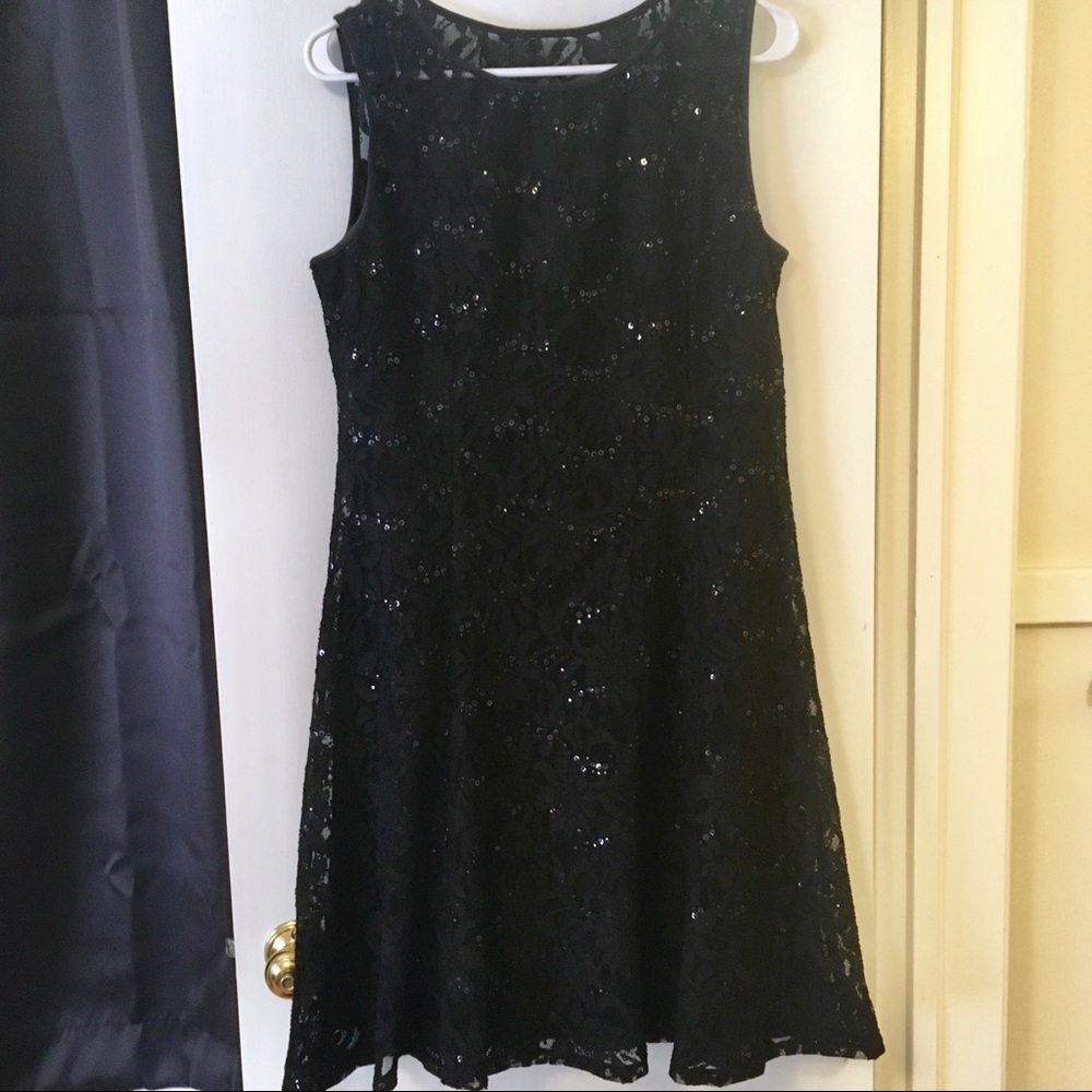 Ronni Nicole Lace and Sequin Dress